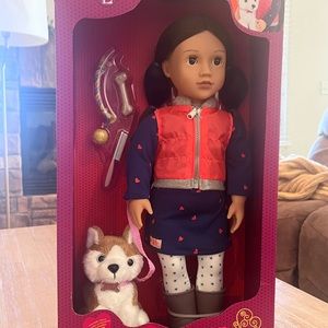 Our Generation Leslie Doll with Husky